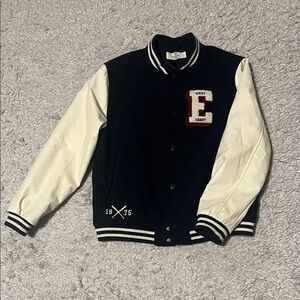 H&M navy blue and White Jacket